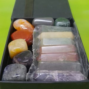 7 Chakra Stones and Pencils