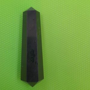 Black obsidian double pointers